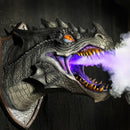 Dragon Legends Prop 3D-Wand-Dinosaurier-Rauchlicht, Wandkunst, Skulptur, Form, Statue, Heimdekoration, Raum, Halloween-Dekoration
