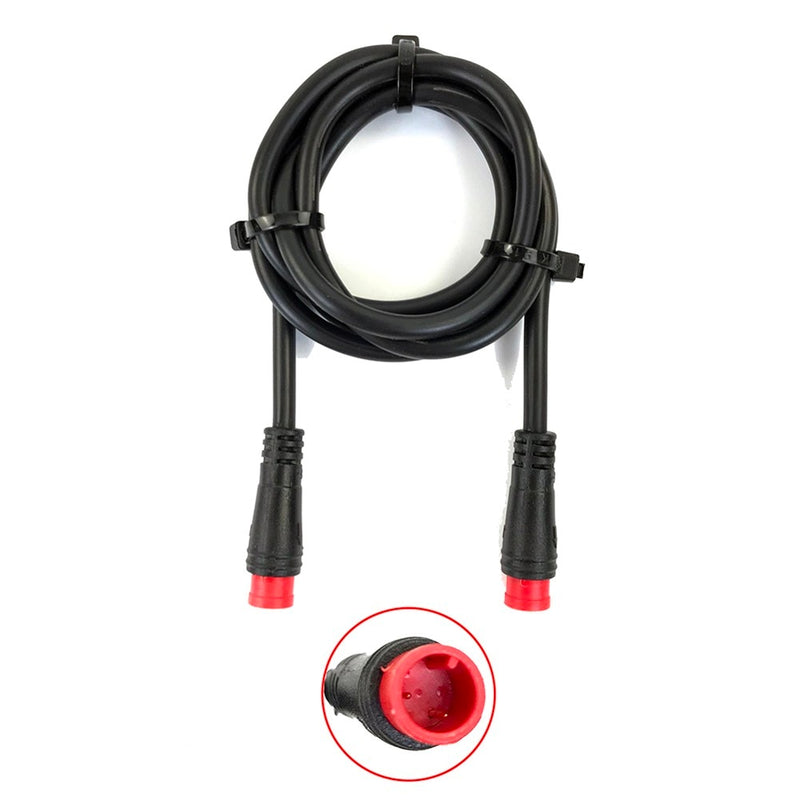 Conector Base Julet de 9mm, 2, 3, 4, 5, 6 pines, conector impermeable para Ebike Bafang, Pin de pantalla, Cable opcional, accesorios para bicicleta eléctrica