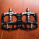 Nuevos pedales de bicicleta antideslizantes de 3 rodamientos sellados de aleación de aluminio CNC, pedales de bicicleta de montaña ultraligeros de pie plano, piezas de bicicleta MTB