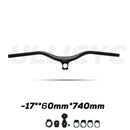 SYNCROS Carbon Fiber Mountain Integrated MTB Handlebar FRASER IC SL -8 -17 -25 Three Specifications with Titanium Screws