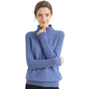Women Turtleneck Merino Wool Cashmere Sweater Long Sleeves Autumn Winter Sweater Women&