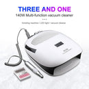 140W 3 IN 1 Nail Lamp Dryer Electric Nail Drill Machine With Nail Dust Suction Collector Vacuum Cleaner Nail Art Equipment