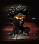 David Sculpture 15cm Height The Head Of David Statue Decoration Resine Moderne Statuette Modern Art Statue Home Resin Abstract