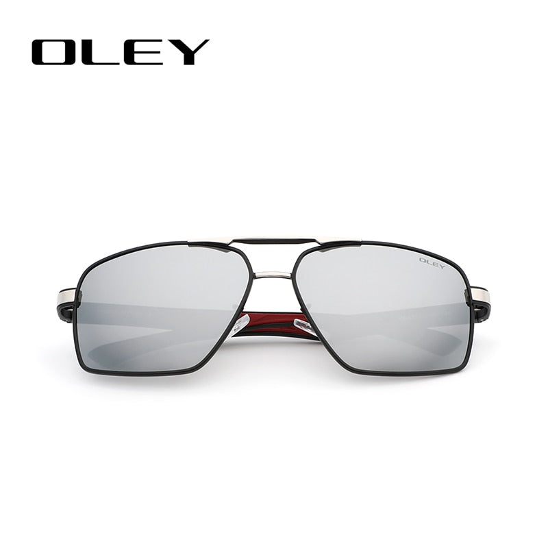 OLEY Brand Design Classic Pilot Polarized Sunglasses Men&