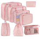 8Pcs/set Travel Clothes Classification Storage Bag For Packing Cube Shoe Underwear Toiletries Organizer Pouch Travel Accessories