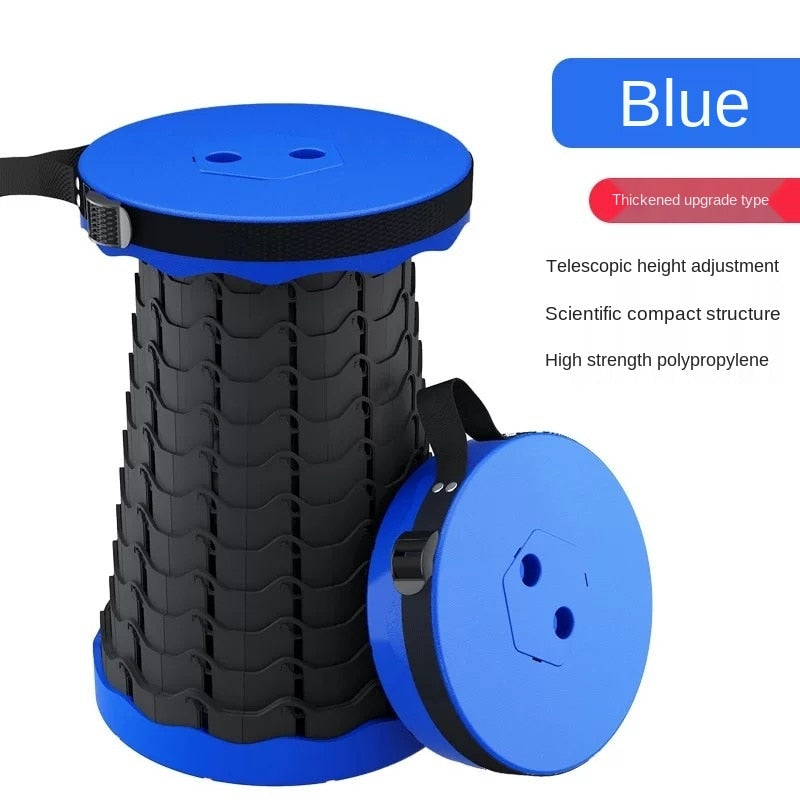 Retractable Stool Folding Chiar Outdoor Portable Stool Folding Chair Camping Stool Convenient Fishing Foldable plastic stool
