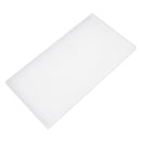 Alfombrilla de mazo de goma blanca de PVC de 20x10cm, herramientas artesanales de cuero para cortar sellos de perforación, alfombrilla de seguridad de protección de escritorio