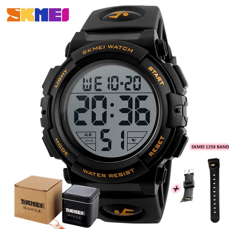 SKMEI Chrono Men Watch Top Luxury Brand Sport Watch Electronic Digital Male Wrist Clock Man 50M Waterproof Men&