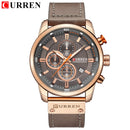 CURREN, relojes de cuarzo con fecha a la moda para hombre, reloj de lujo para hombre, cronógrafo, reloj de pulsera deportivo para hombre, reloj Hodinky Masculino