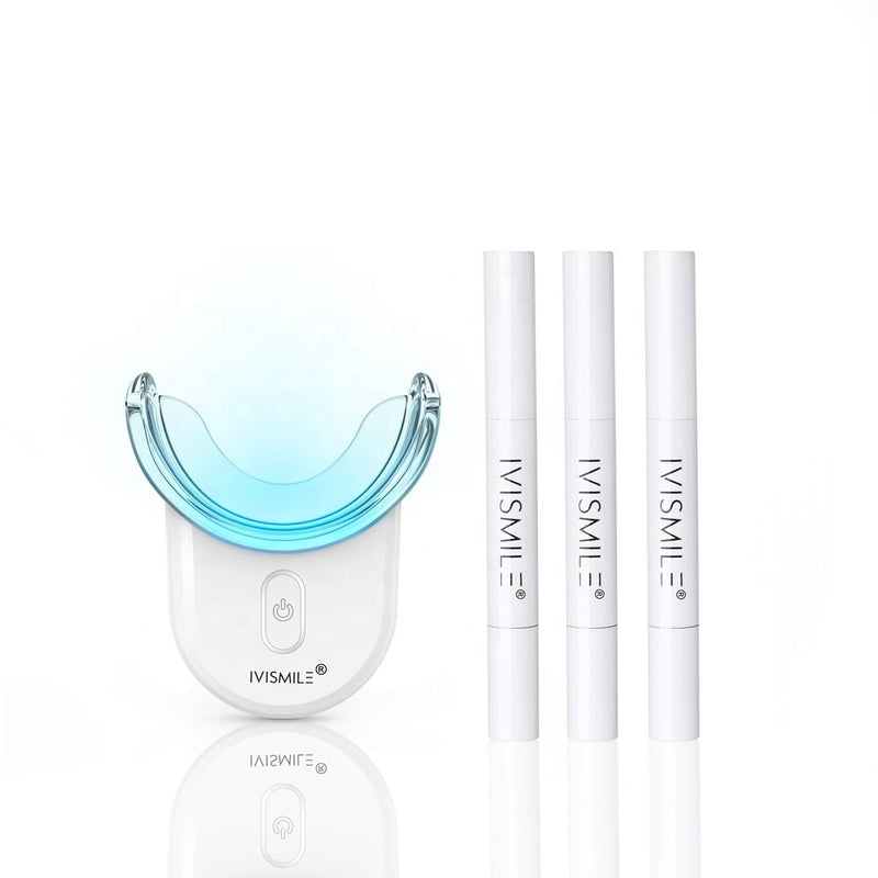 IVISMILE Teeth Whitening Kit White Light Dental Tools Home Use Oral Cleaning 12% PAP Tooth Set Smile Product White Tooth Remove