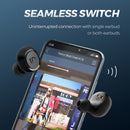 SoundPEATS Wireless Earbuds Bluetooth 5.0 in-Ear Stereo TWS Sports Earphones IPX7 waterproof Monaural/Binaural Calls