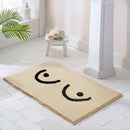 Fluffy Bathmat Funny Letters Bathroom Rug Bath Tub Side Carpet Function Entrance Floor Door Anti Slip Mat Aesthetic Home Decor