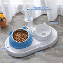 HOOPET Pet Automatic Feeder For Cat Dog Bowl Cat Dispenser Bowl With Raised Stand for Pet Cat Pet Supplies