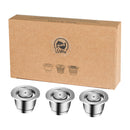 iCafilas Eco-Friendly Packing Reusable Coffee Capsule For Nespresso Refillable Capsule Pod Espresso Crema Maker