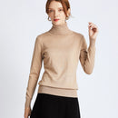 HLBCBG chic Autumn winter thick Sweater Pullovers Women Long Sleeve casual warm basic turtleneck Sweater female knit Jumpers top
