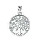 EUDORA 100% 925 Sterling Silver Tree of Life Pendant Necklaces with AAA Zircon Women Fashion Jewelry Gift For Girl Birthday D170