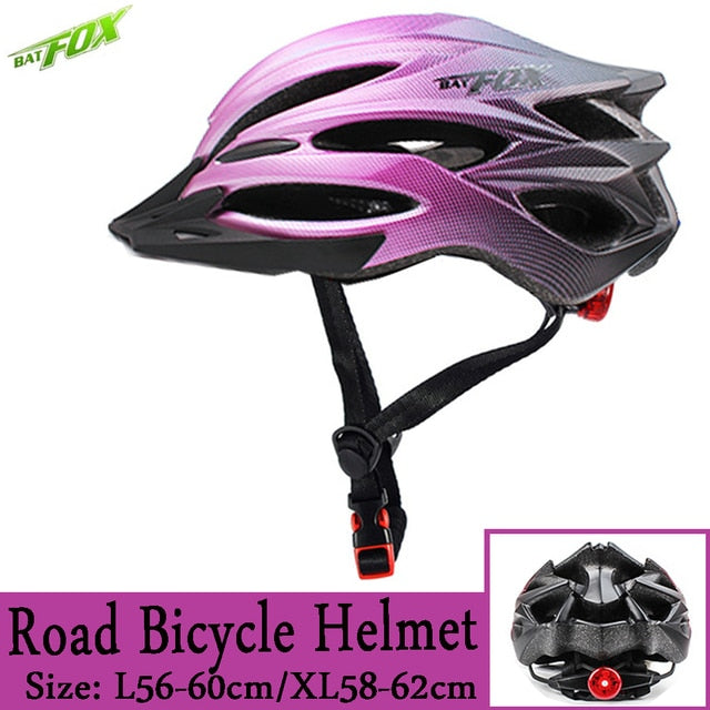 2022 New Batfox Bicycle Helmet for Adult Men Women MTB Bike Mountain Road Cycling Safety Outdoor Sports Safty Helmet