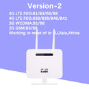 KuWFi 4G Router Sim Card 300mbps Unlocked 4G CPE Wireless Router 150mbps CAT4 Mobile Wifi Hotspot With Sim Card Slot 4 LAN Ports