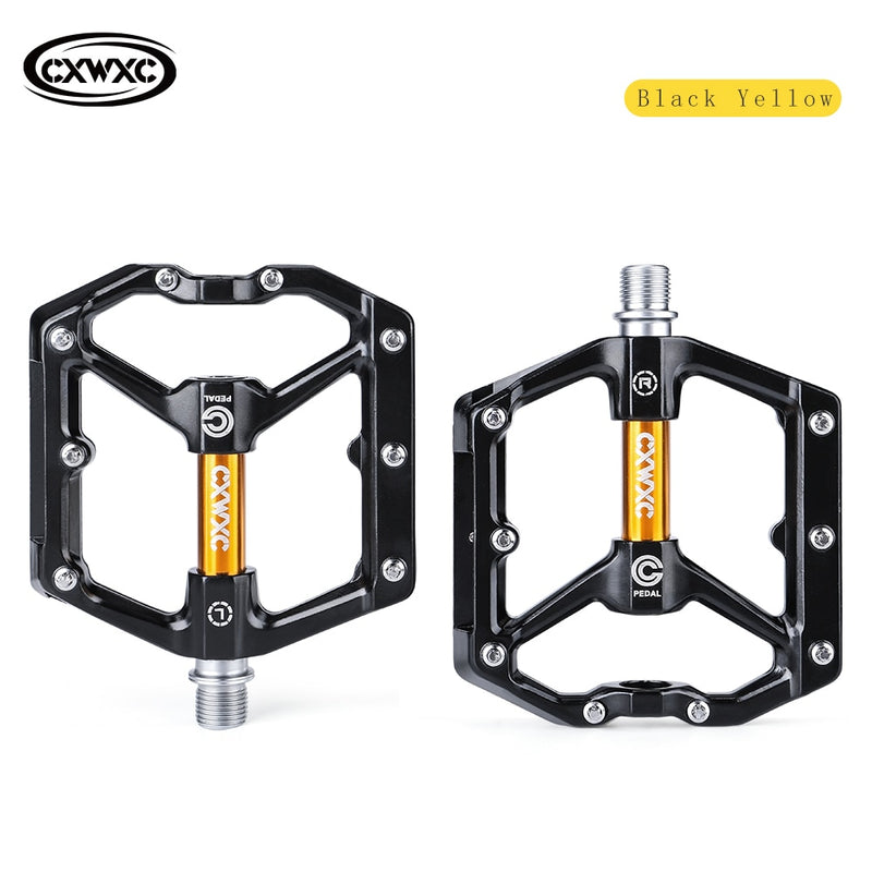 Flat Bike Pedals MTB Road 3 Sealed Bearings Bicycle Pedals Mountain Bike Pedal Wide Platform Pedales Bicicleta Accessories Part