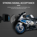 SAMEUO Motorcycle TPMS Tire Pressure solar Power Alarm Motorbike Tire Pressure Monitoring System for Tyre Monitoring