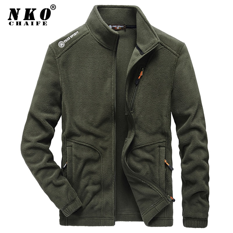 CHAIFENKO 2021 Neue Winter Fleecejacke Parka Mantel Männer Casual Bomber Military Outwear Frühling Dicke Warme Taktische Armee Jacke Männer