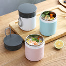 430ml Thermos Insulation Lunch Box 304 Stainless Steel Inner Bento Box Portable Outdoor Food Container for Office School