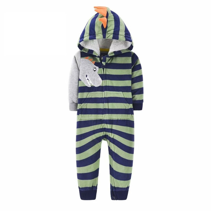 Orangemom Spring Fleece Baby Rompers Coats For Infant Clothes Hooded With Ear Lovely Camo Jumpsuits For Baby Boys Clothing Home