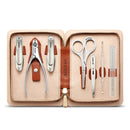 MR.GREEN Manicure Set With Leather Case 7 in 1 Professional Foot And Face Care Tool Kits Stainless Steel Nail Clipper Sets Gift
