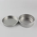 100g 50pcs  Aluminum Round Empty Canning Jar Tin Containers Aluminum Storage Container Candle Tin Tea Container 50pc/lot