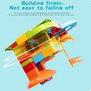 74-404 STÜCKE Marmor Race Run Block Große Größe Bausteine ​​Kunststoff Trichter Rutsche DIY Montage Ziegel Lernspielzeug Für Kinder