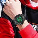 SANDA 2022 Top Brand Luxury Military Men's Watches 50M Waterproof Wristwatch Quartz Watch for Men Clock relogio masculino 6025