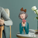 Bonito ramo creativo para niña, adornos, escultura, estatua, regalos, sala de estar, mueble de TV, arreglo floral, decoración moderna para el hogar