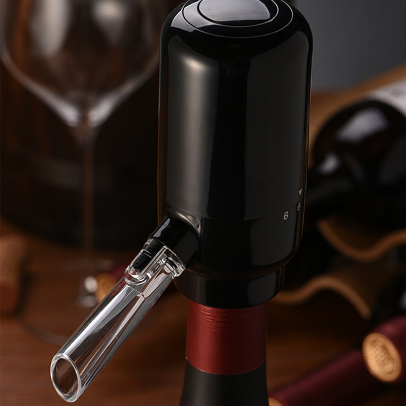 Dispensador de vino eléctrico Uarliffe, decantador automático de vino, vertedor de vino de sobriedad rápida, decantador aireador 2 en 1 para Bar, herramienta de cocina
