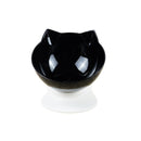 Cuenco antideslizante para gatos, cuencos dobles transparentes y duraderos para mascotas con soporte elevado para gatos, alimentador de comida para perros, cuenco de agua para bebidas, suministros para mascotas