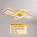 Smart Home Alexa, lámpara de techo LED negra/blanca para sala de estudio, dormitorio, lámpara de techo Led moderna de aluminio