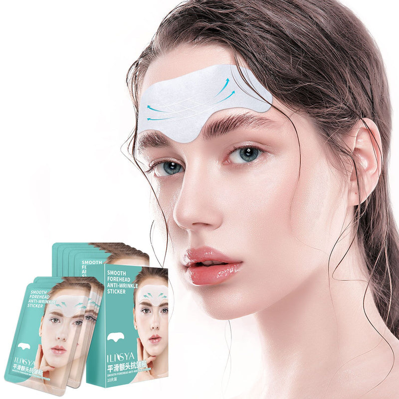 Ilisya Forehead Furrow Patch Anti-wrinkle Line Removal Stickers Frown Lines Hydrogels Anti-aging Moisturizng Patch Skin Care