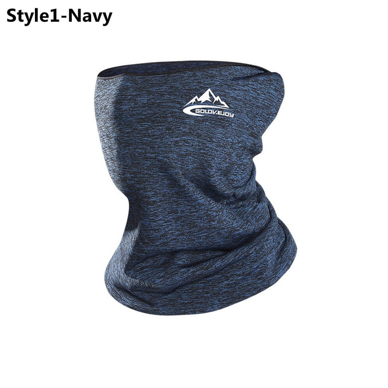 Calentador de cuello de invierno bufanda de ciclismo al aire libre correr deportes sombreros cara bufanda bicicleta Bandana hombres Simple moda bicicleta diademas