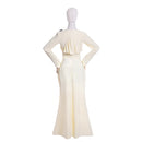 YOYOCOS Lady Dimitrescu Cosplay disfraz Chatelain Alcina Biohazard Comtesse Sexy Cosplay fiesta de Halloween señora vampiro collar