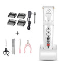 Baorun Hair Clipper Pet Hair Trimmer Puppy Grooming Electric Shaver Set Cat Accessories Ceramic Blade Cordless Charging Supplies