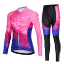 Mieyco Anti-UV Spring Women Cycling Set Polyester Bicycle Cycling Wear Cycling Bike Clothes Cycling Jersey Set ciclismo feminino