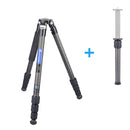 Carbon Fiber Tripod for Camera Professional Lightweight Compact Tripod for Travel Camera Stand with Low Gravity Center Ball head
