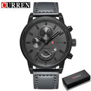 Curren Quartz Watch Men Top Brand Luxury Leather Mens Watches New Relogio Masculino Fashion Casual Sport Clock Men Wristwatches