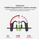 Nuevos auriculares de conducción ósea Bluetooth 5,0 inalámbricos no en la oreja auriculares a prueba de sudor auriculares deportivos impermeables 18g auriculares