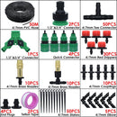 Manguera de riego de jardín KESLA de 5-100m, tubería de riego por goteo de PVC de 4/7mm, rociador de tubería de riego por goteo, invernadero de balcón de césped de 1/4''