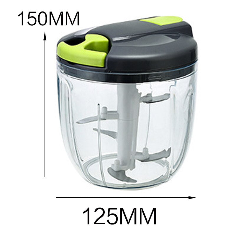 Multifunction Vegetable Chopper Stainless Steel 6 Sets Shredder Slicers Strips Device Manual Meat Grinder Cheese shredder