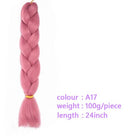 Black Star Hair Ombre Jumbo Braiding Hair Extensions 24 Inch Twist Braids Synthetic Hair Fiber for Twist Braiding for Women