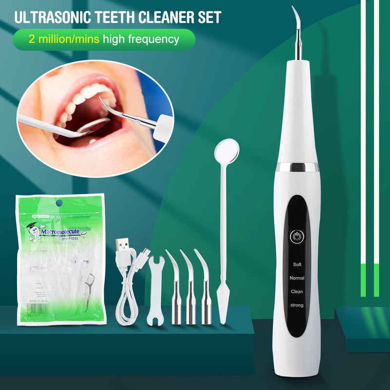 Electric Dental Calculus Remover Dental Cleaning Device Teeth Cleaner Tooth Whitening Irrigator Remove Tartar Scaler Teeth Care