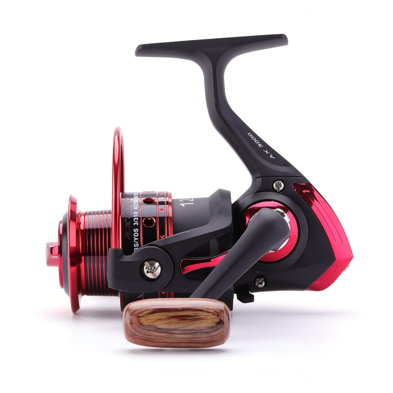 Spinning Fishing Reel 12BB + 1 Bearing Balls 500-9000 Series Metal Coil Spinning Reel Boat Rock Fishing Wheel