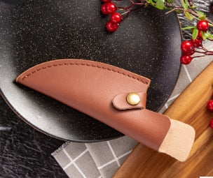 Sharp Kitchen Knife Cleaver Boning Knives Chef Knife For Beef with Sheath Cover Cooking Tool