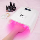 Cordless UV LED Nail Lamp Rechargeable Nail Dryer For All Gels Polish Sun Light Infrared Sensing LCD Timer Smart Manicure
